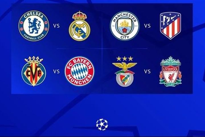 Chelsea gặp Real ở tứ kết Champions League