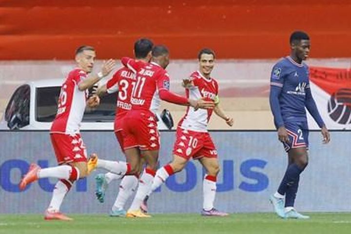 PSG thua muối mặt trước Monaco tại Ligue 1