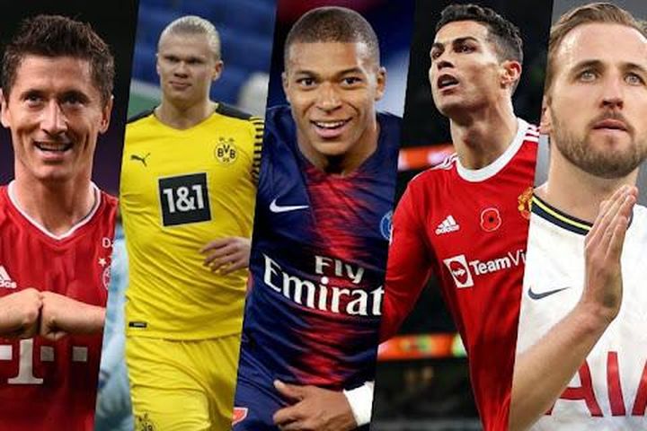 Top 5 tiền đạo xuất sắc nhất 2022