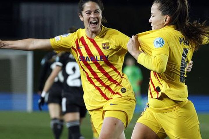 Champions League nữ: Real Madrid thua đậm Barcelona
