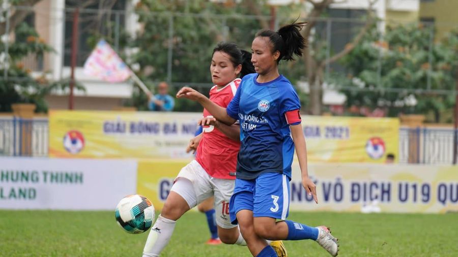 Than Khoáng sản Việt Nam vô địch lượt đi Giải nữ U19 VĐQG 2021