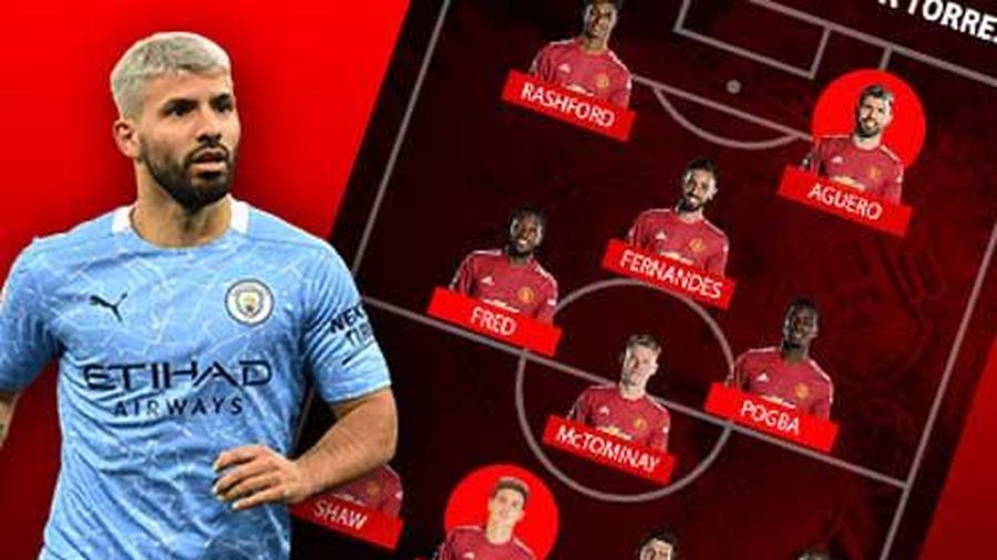Đội hình MU cực 'khủng' khi có Aguero, Lloris và Torres