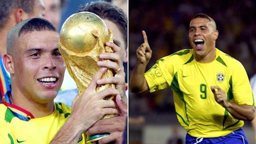 Ronaldo bất ngờ xin lỗi vì kiểu tóc kỳ quái ở World Cup 2002