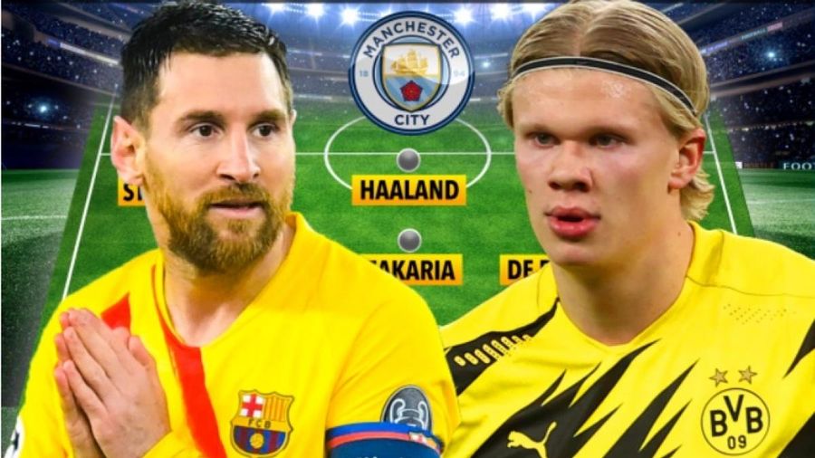 Đội hình 'siêu khủng' của Man City khi có Messi và người thay thế Aguero