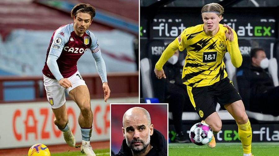 Man City chi 200 triệu Bảng để chiêu mộ Haaland và Grealish