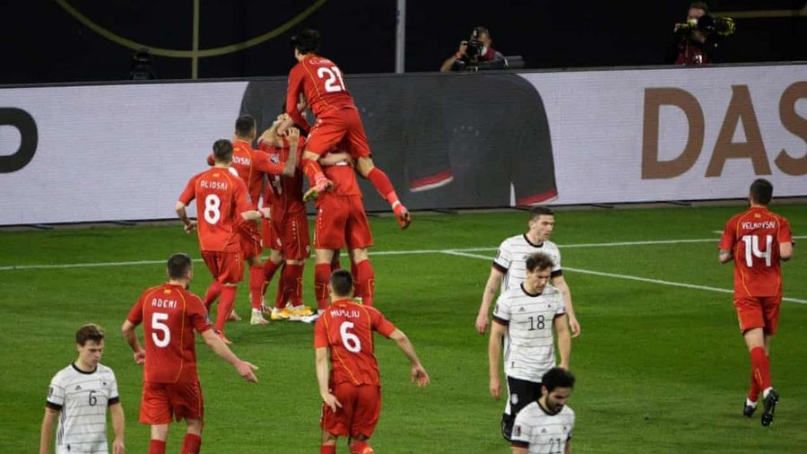 Timo Werner bỏ lỡ khó tin, ĐT Đức thua sốc Bắc Macedonia