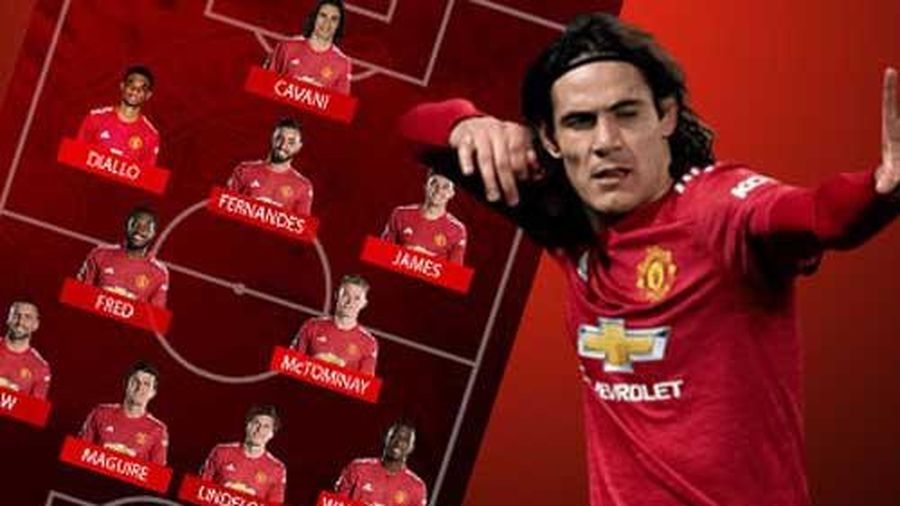 Đội hình dự kiến trận MU vs Brighton: Cavani trở lại