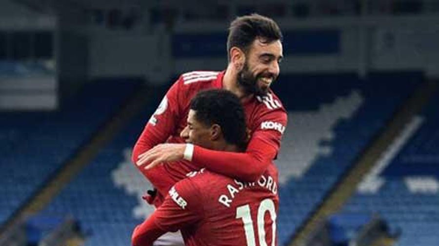 Rashford và Fernandes lập thống kê ấn tượng sau trận thắng Brighton