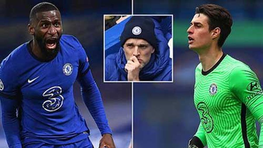 Rudiger và Kepa 'tẩn' nhau trong buổi tập ngay sau trận thua sốc của Chelsea