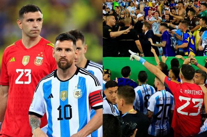 Hỗn loạn trận Brazil - Argentina: Messi chỉ trích cảnh sát, Martinez cướp dùi cui bảo vệ CĐV