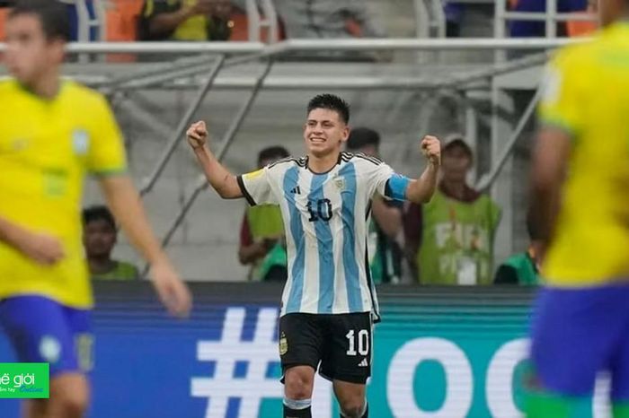 U.17 World Cup: Messi mới của Argentina tiếp tục gieo sầu cho Brazil
