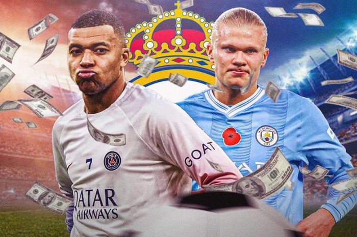 Real Madrid gom tiền để mua cả Haaland và Mbappe