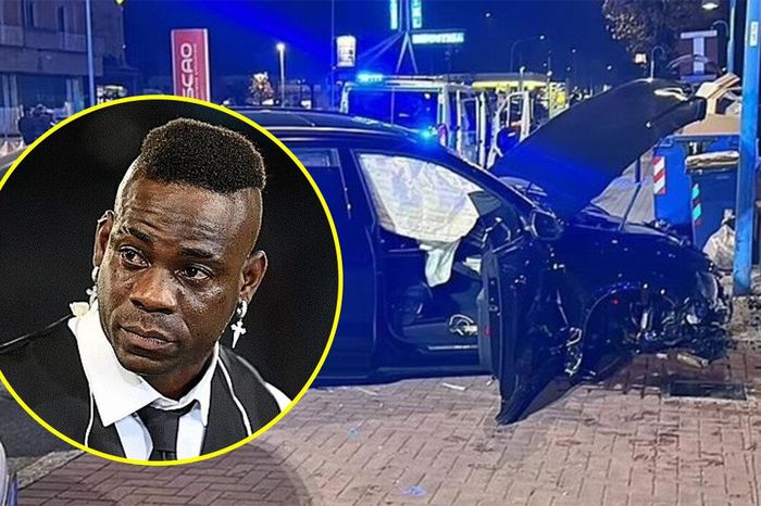 Balotelli gặp tai nạn, xe sang giá 5 tỷ đồng hỏng nặng
