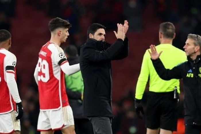 Champions League: Hình ảnh trận đấu Arsenal ghi 6 bàn thắng vào lưới Lens