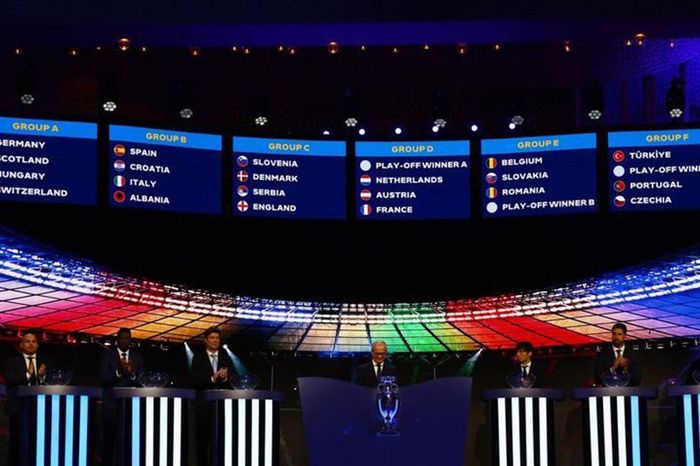 Tam sư phấn khởi trước kết quả bốc thăm Euro 2024