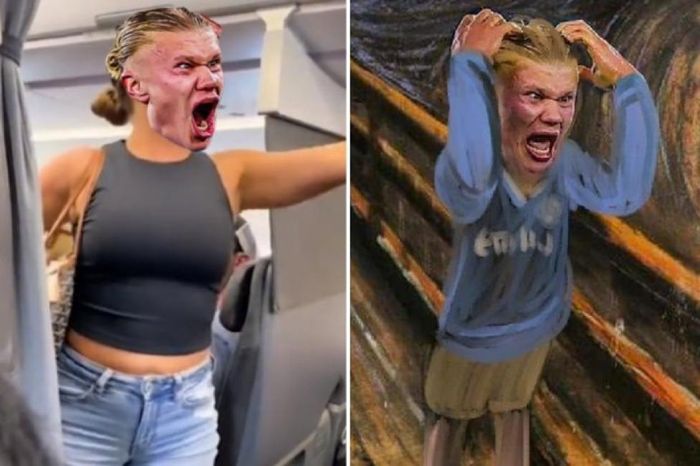 Loạt ảnh Haaland 'nổi điên' gây sốt mạng xã hội