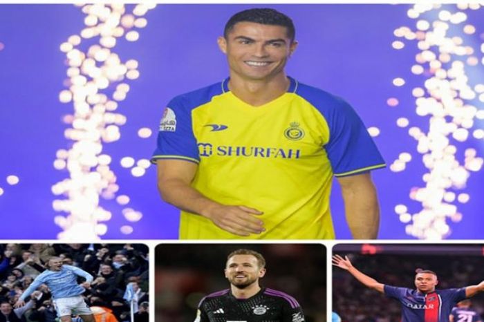 'Cây trường sinh' Ronaldo ghi 48 bàn năm 2023, đua top 1 với Kane - Haaland