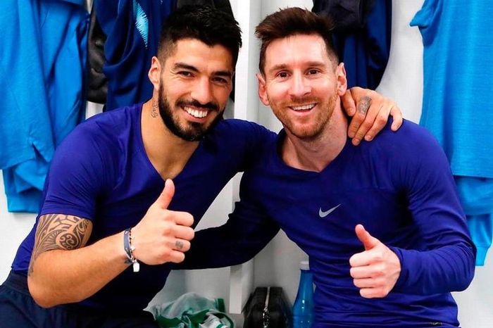 Suarez báo tin vui tới Lionel Messi