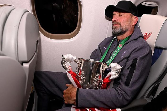 Hình ảnh gây sốt của Jurgen Klopp