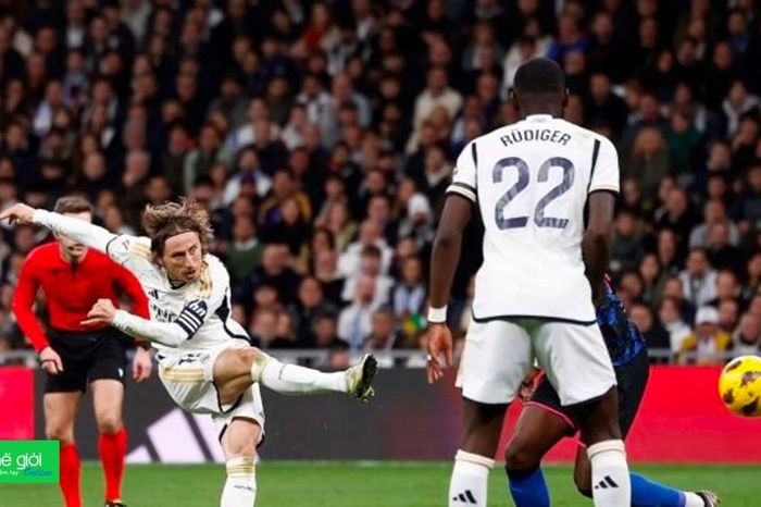 Lão tướng Luka Modric giải cứu Real Madrid