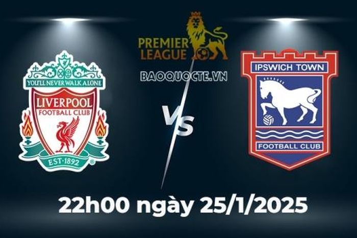 Nhận định trận đấu Liverpool vs Ipswich Town: The Kop tiếp tục thống trị