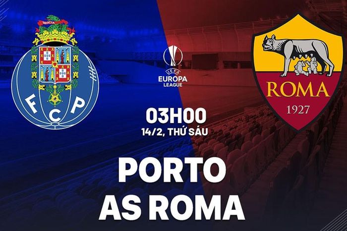 Porto vs Roma, 3h00 ngày 14/2: Không dễ ăn chủ nhà