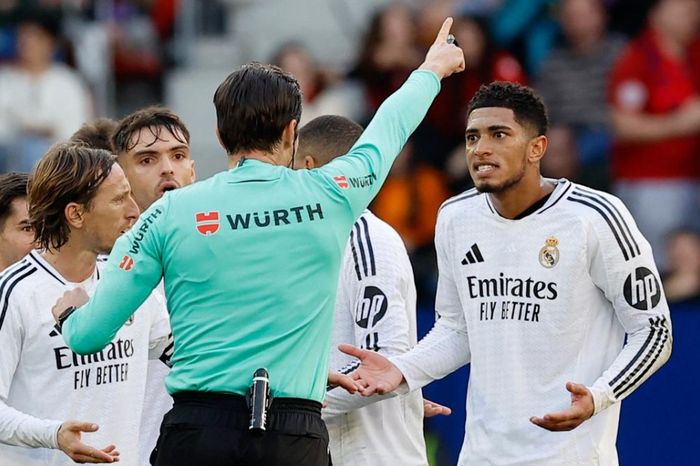 Kết quả bóng đá hôm nay 16/2: Bellingham nhận thẻ đỏ, Real Madrid vượt khó