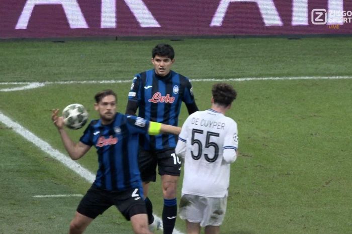 Thẻ đỏ tai hại khiến Atalanta bị loại khỏi Champions League