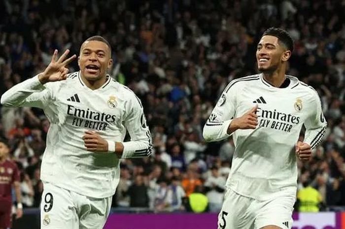 Mbappe tỏa sáng với cú hat-trick, Real Madrid đại thắng Man City