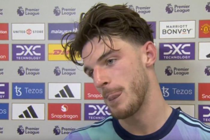 Declan Rice trút giận lên đồng đội 'ngây thơ' ở Arsenal