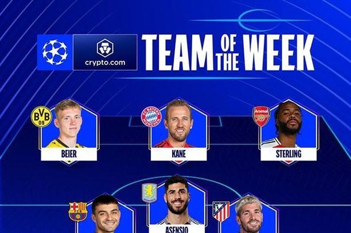 Đội hình xuất sắc nhất lượt về vòng 1/8 Champions League