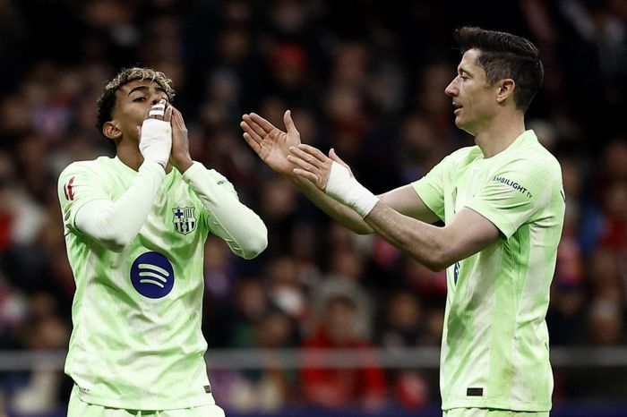 Yamal ghi siêu phẩm, Barca ngược dòng khó tin trước Atletico Madrid