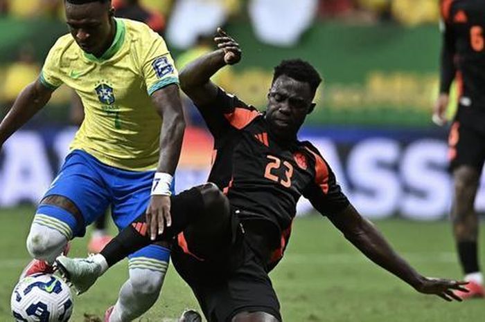Vinicius ghi siêu phẩm, Brazil chiếm ngôi nhì bảng CONMEBOL