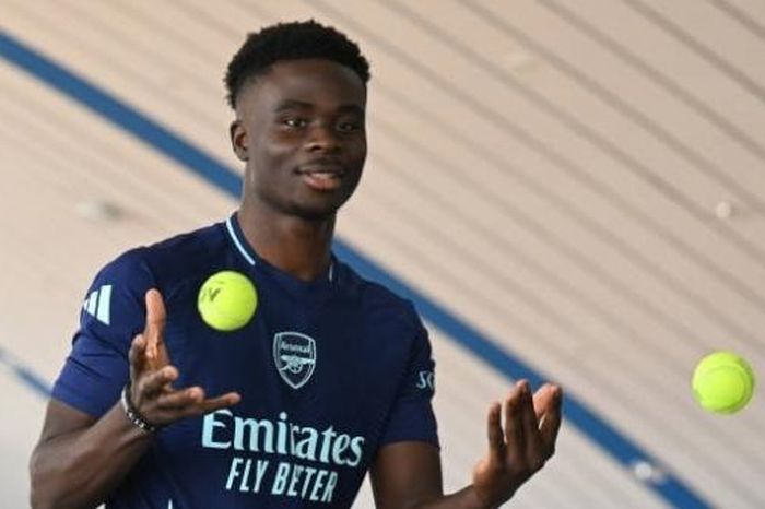 Arsenal nhận tin vui từ Saka trước ngày đại chiến với Real Madrid