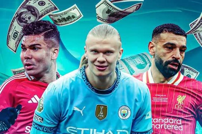 Top 10 cầu thủ hưởng lương cao nhất Premier League: Haaland dẫn đầu, Salah và Casemiro đồng hạng 3