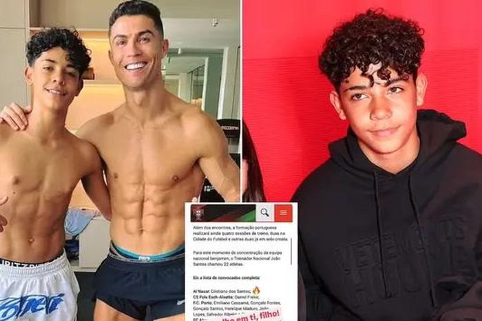 Con trai Ronaldo lên tuyển U15 Bồ Đào Nha