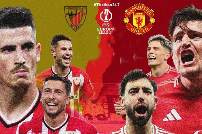 Athletic Bilbao mất loạt trụ cột trận gặp Man United