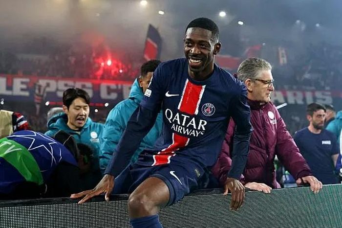 Dembele phá kỷ lục của Mbappe tại Champions League