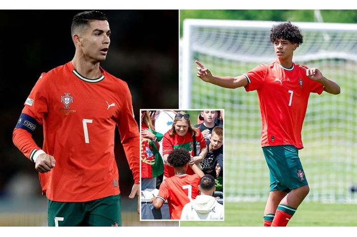 Ronaldo chúc mừng dấu mốc đặc biệt của con trai