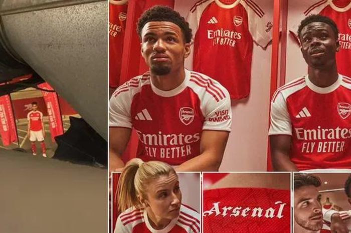 Mẫu áo đấu độc đáo của Arsenal bị rò rỉ