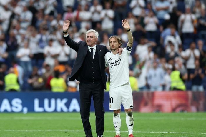 Real Madrid thắng dễ trong ngày tri ân HLV Ancelotti và Luka Modric
