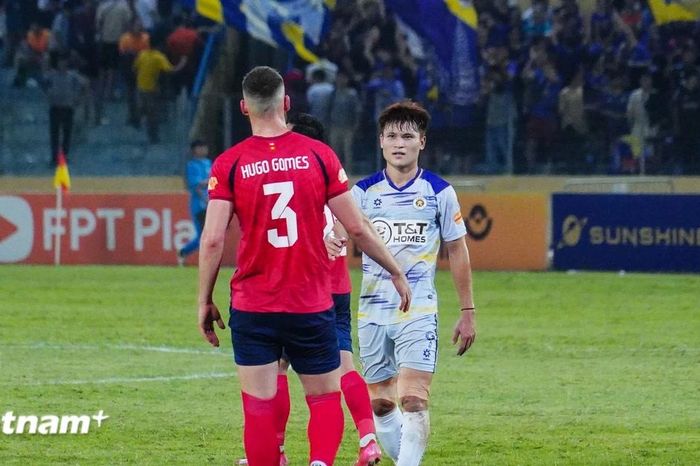Tuấn Hải rực sáng giúp Hà Nội FC đánh bại Công an Hà Nội ở trận 'Derby Thủ đô'