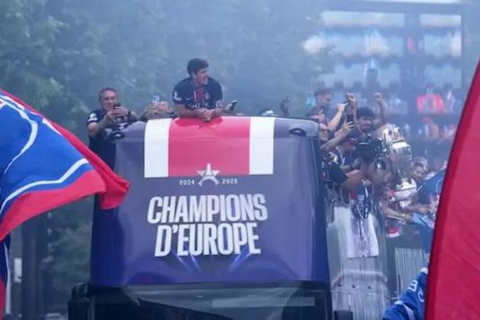PSG ăn mừng chức vô địch UEFA Champions League