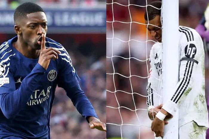 Hai mặt đối lập thú vị của Mbappe và Dembele