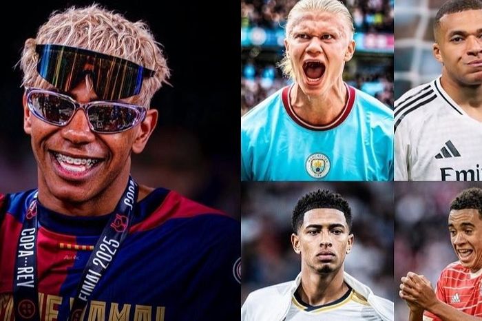 Lamine Yamal vươn lên số 1 thế giới, bỏ xa Haaland và Mbappe