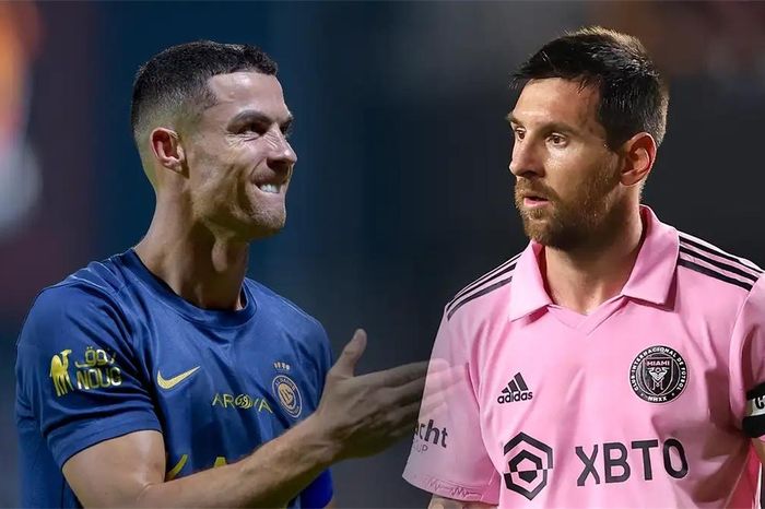 Ronaldo bật cười khi nói về Messi