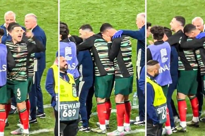 Ronaldo không dám xem đồng đội đá luân lưu