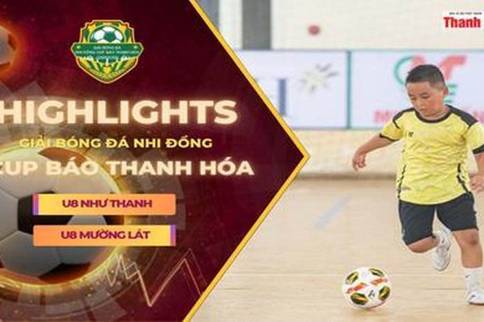 U8 Như Thanh - U8 Mường Lát|Giải Bóng đá Nhi đồng Cúp Báo Thanh Hóa lần thứ IV năm 2025 - Cup Xi măng Long Sơn