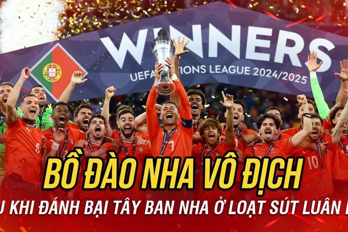 Ronaldo ghi bàn, Bồ Đào Nha vô địch UEFA Nations League 2024/2025