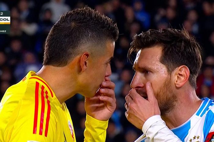 Messi nổi giận với James Rodriguez